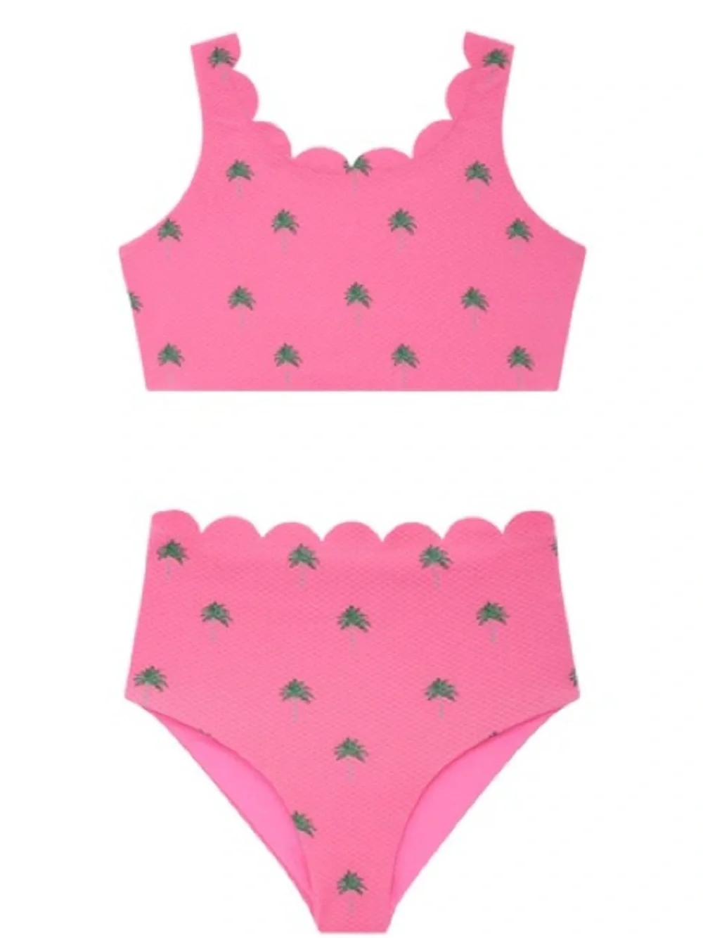 Beach Riot Little Madison & Bea Set Flamingo Fronds